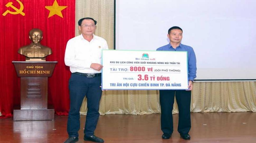 Khu du lịch Núi Thần Tài tri ân các cựu chiến binh 8000 vé du lịch
